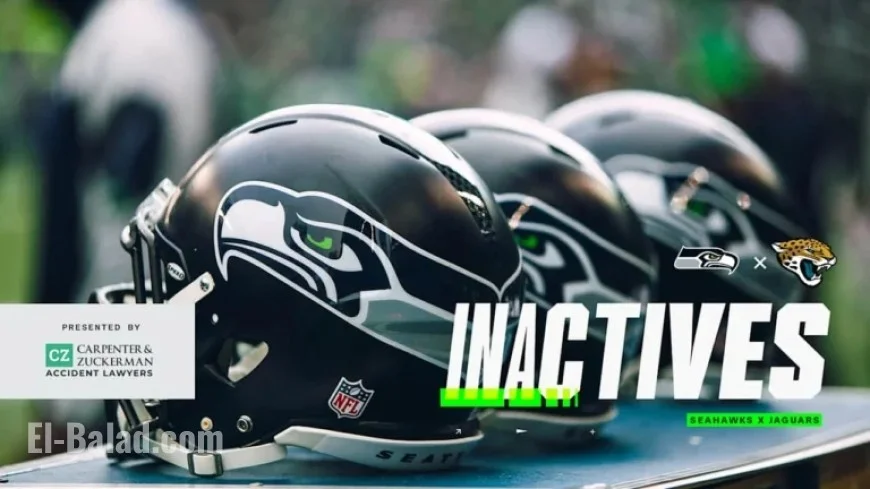 Seahawks vs. Jaguars Week 6: Inactive Players Announced