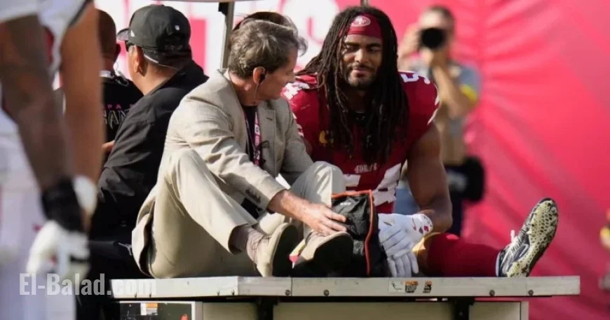 49ers’ Fred Warner Suffers Severe Ankle Injury, Carted Off Field