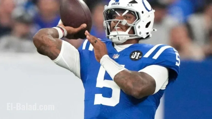 Anthony Richardson Injures Eye in Pregame Elastic Band Accident
