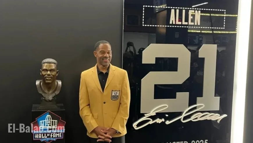 Raiders Reveal Eric Allen Hall of Fame Plaque at Allegiant Stadium