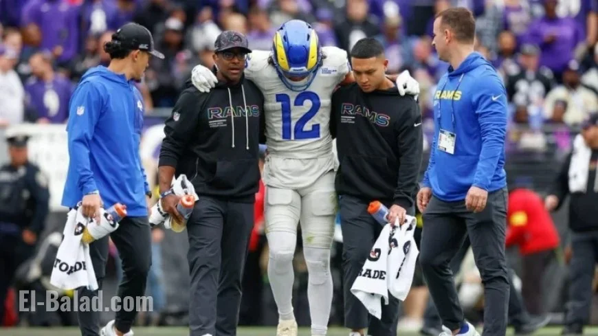 Rams’ Puka Nacua Faces Uncertain Week 7 Due to Ankle Injury