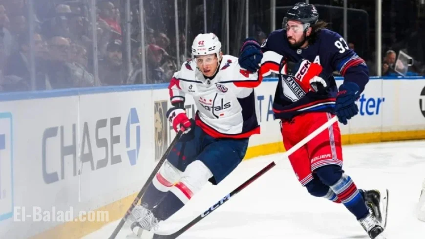Rangers Host Capitals Seeking Third Consecutive Victory After Road Wins