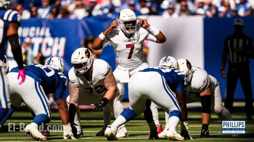 Cardinals Struggle Late, Succumb to Colts Despite Brissett’s Efforts
