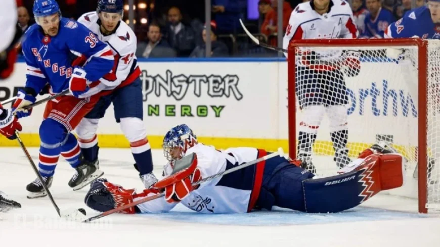 Lindgren’s 35 Saves Propel Capitals to Shutout Victory Over Rangers