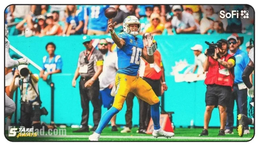 Justin Herbert Powers Chargers to Comeback Victory in Miami