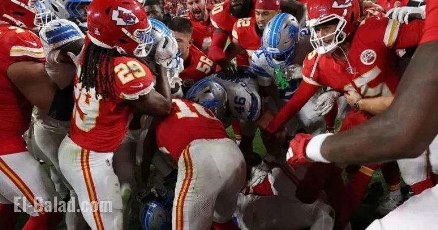 Chiefs Triumph Over Lions Spurred Postgame Fight: NFL Sunday Night Insights