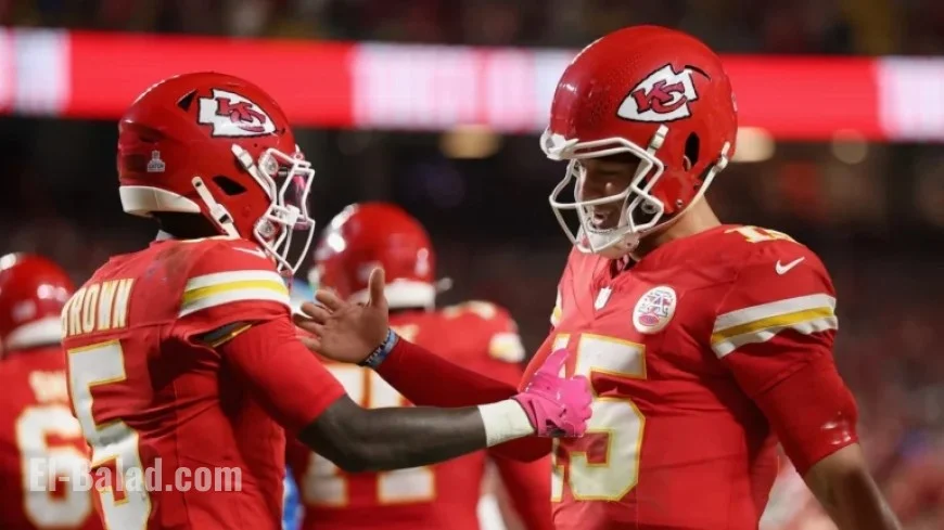 Patrick Mahomes Leads Chiefs to 30-17 Victory Over Lions Sunday Night
