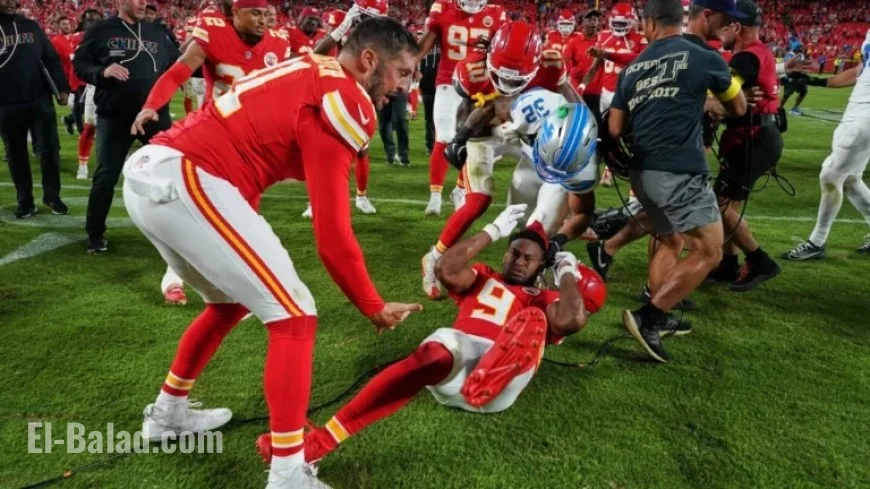 Lions’ Branch Sparks Postgame Melee by Punching Chiefs’ Smith-Schuster