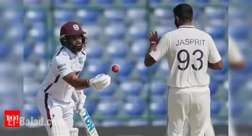 Jasprit Bumrah Challenges Umpire Decision in IND vs WI Match