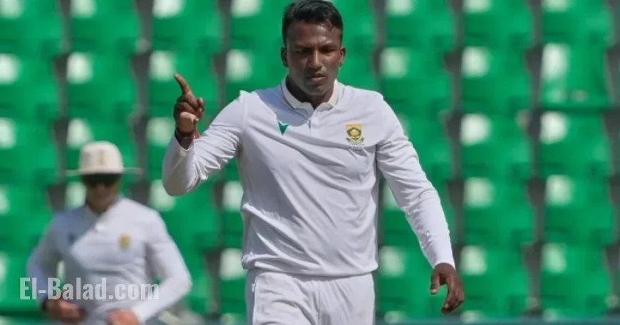 Muthusamy’s 6 Wickets Propel South Africa to Dismiss Pakistan for 378 in Test