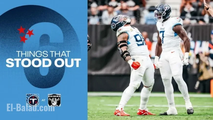 Key Takeaways from Titans’ Sunday Loss to Raiders