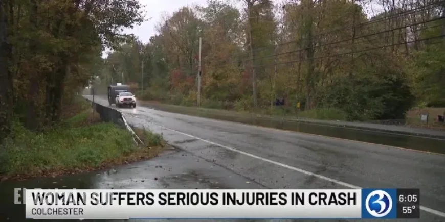 Woman Critically Injured in Colchester Rollover Crash