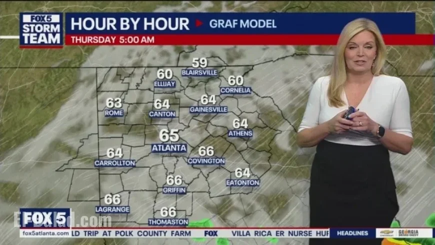 Cooler Air Arrives in Metro Atlanta This Thursday