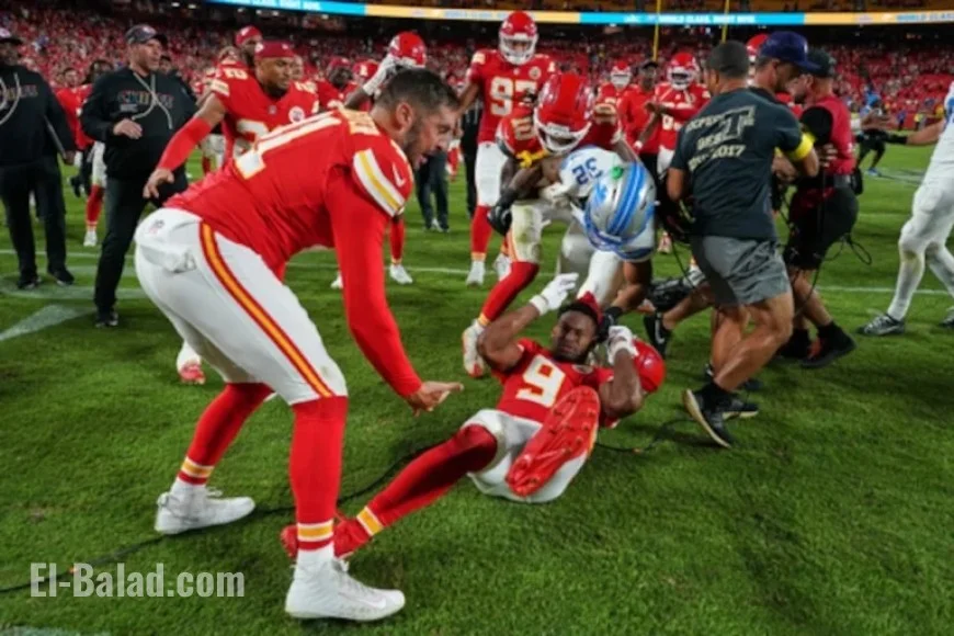 Lions DB Shoves Chiefs WR After Ignoring Patrick Mahomes