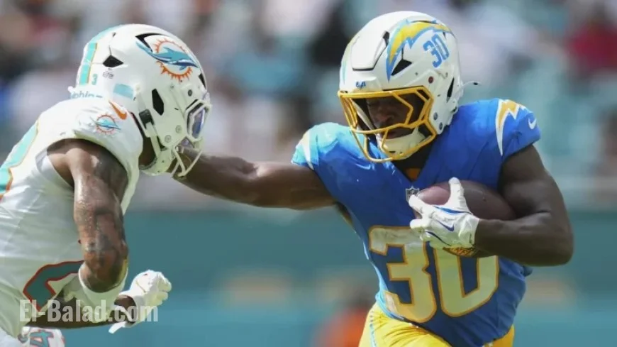 Chargers Sign Running Back Kimani Vidal