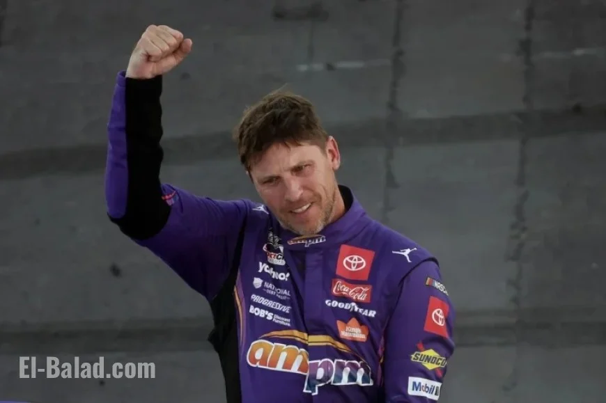 Denny Hamlin’s Vegas Victory Sparks Emotional Celebration