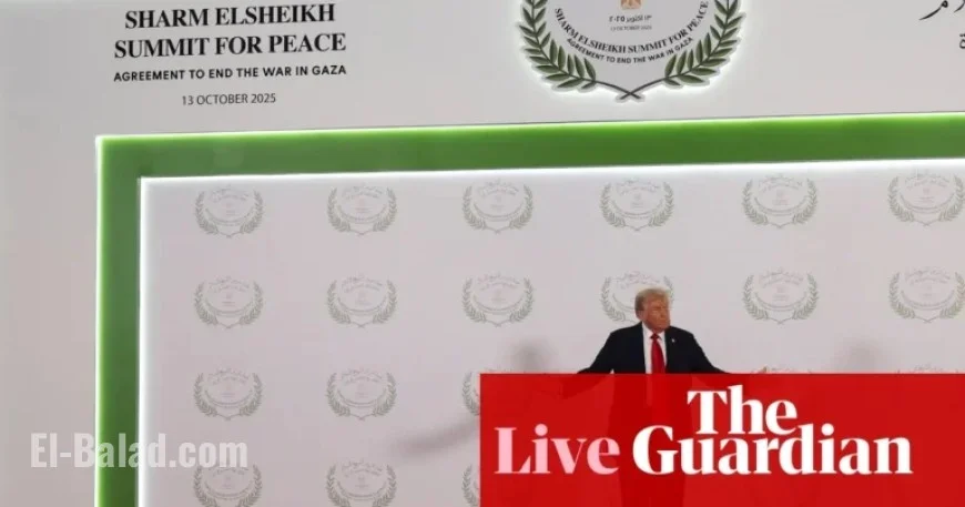 Israeli Hostages Freed in Gaza Ceasefire as Trump Visits Egypt Summit