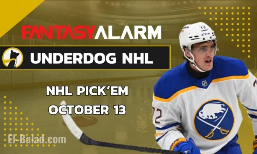 NHL Predictions: Tage Thompson Free Picks for Monday, 10/13