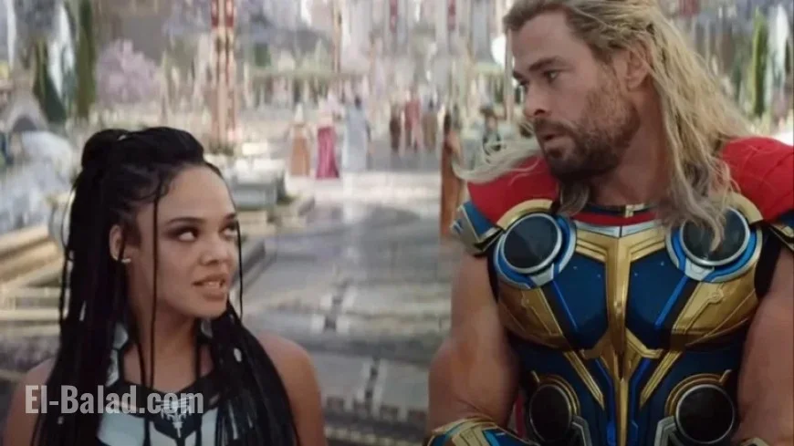 Tessa Thompson Calls Chris Hemsworth a ‘Muscular Baby’
