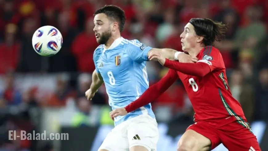 Live: Onana, Meunier, De Ketelaere Start for Belgium vs Wales 8:45 PM