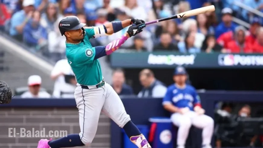 Julio Rodriguez Powers Mariners with Three-Run Homer Early in ALCS Game 2
