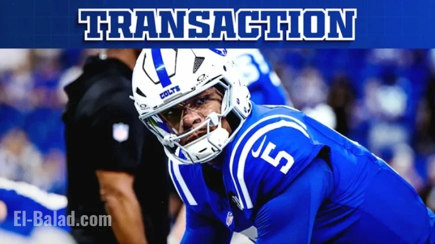 Colts Place QB Anthony Richardson on IR, Claim S Reuben Lowery from Ravens