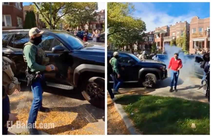 Federal Agents Use Tear Gas as Albany Park Residents Block Immigration Arrest