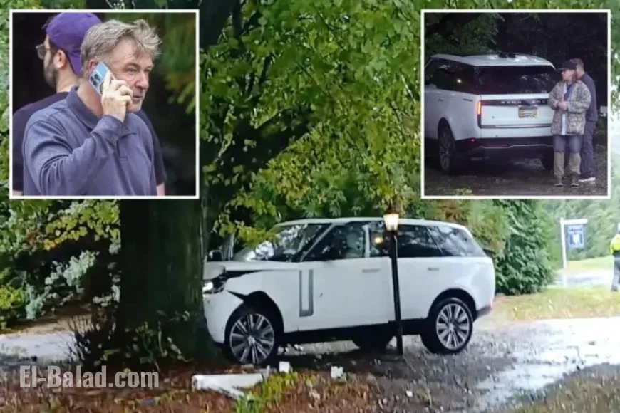 Alec Baldwin’s Range Rover Collides with Tree in Hamptons Accident