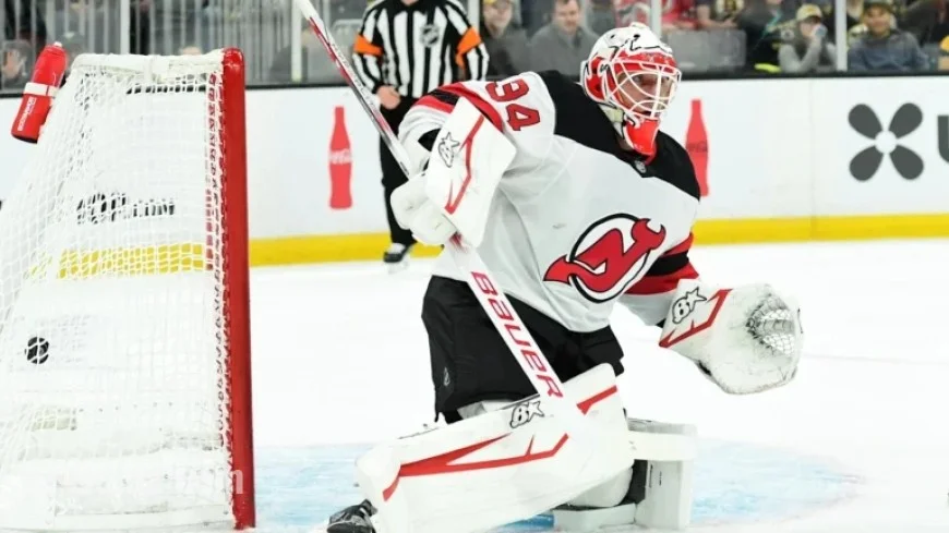 Devils’ Goaltender Poised for Season Debut Against Blue Jackets