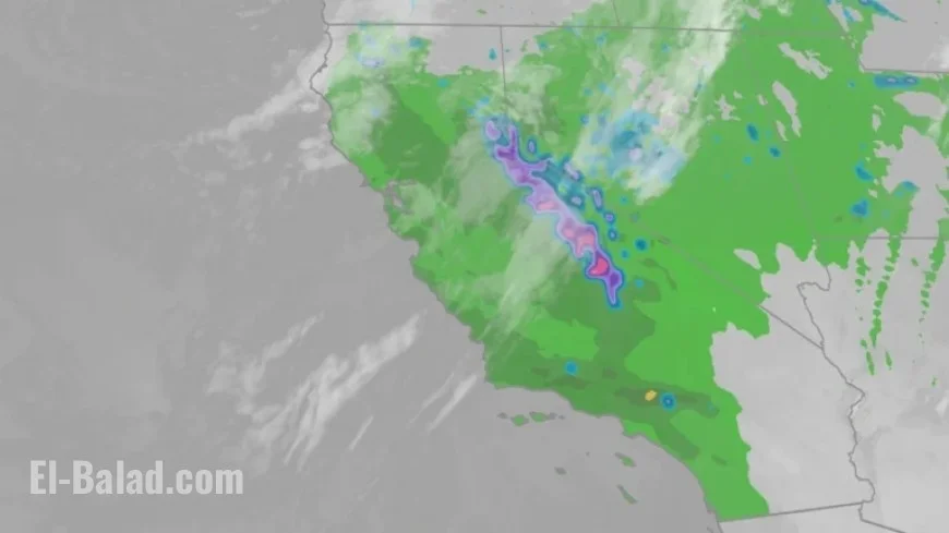 California Welcomes Season’s First Heavy Rain and Sierra Snowfall