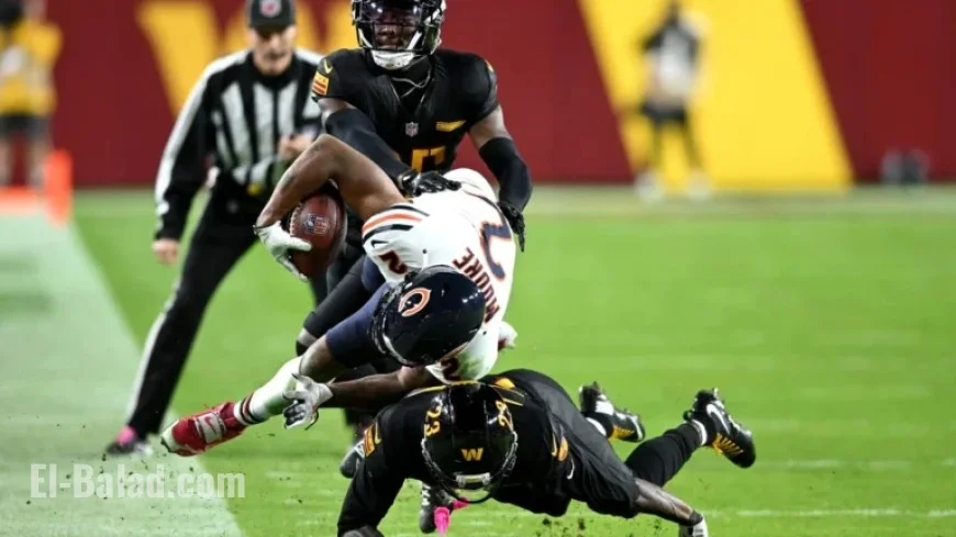 Bears’ D.J. Moore Hospitalized Post-Game for Precautionary Evaluation