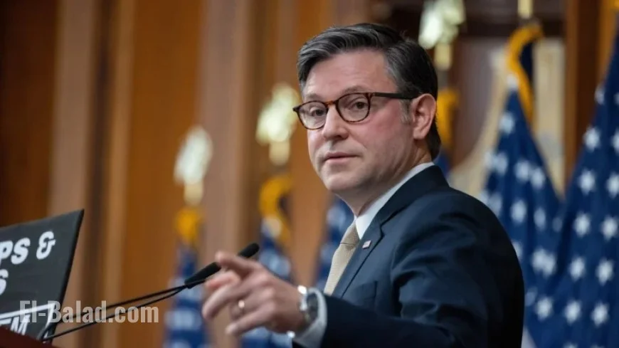 House Speaker Mike Johnson Predicts Imminent Government Shutdown