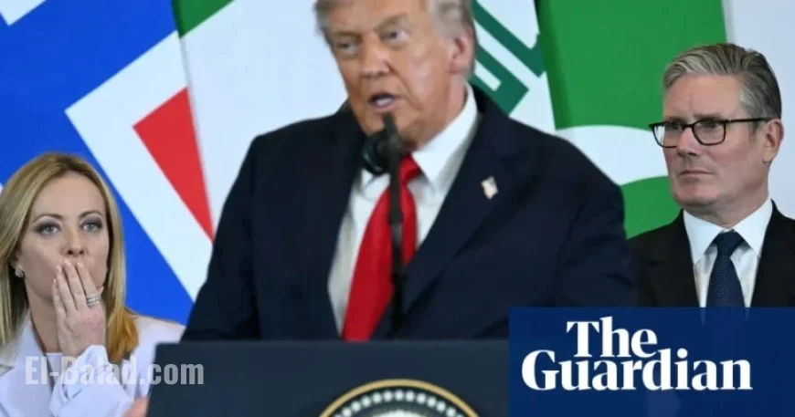 Trump Delivers Mixed Praise and Insults at Gaza Summit