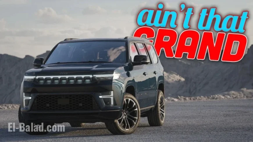 2026 Electric Jeep Grand Wagoneer Achieves 500-Mile Range with Gasoline Generator