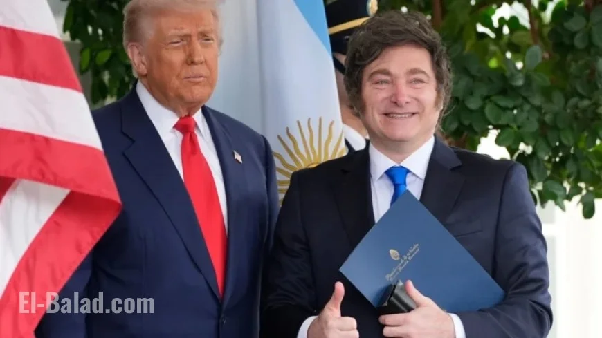 Argentina’s Milei Meets Trump Amid $20 Billion US Lifeline Extension