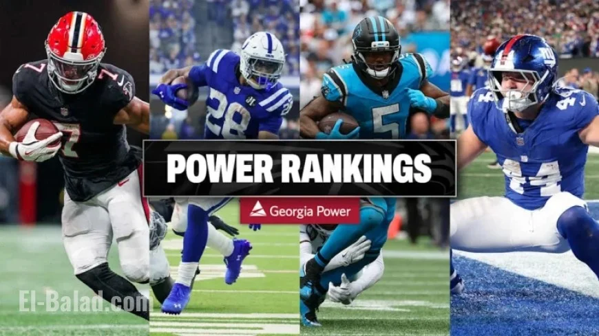 Week 7 NFL Power Rankings Revealed