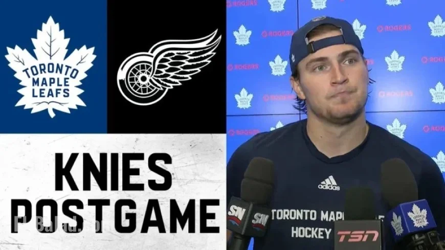 Matthew Knies Shines Post-Game Against Detroit Red Wings, October 13, 2025