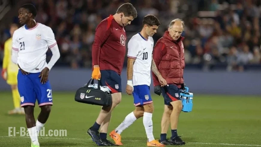 Christian Pulisic Exits Early in USMNT Friendly Against Australia