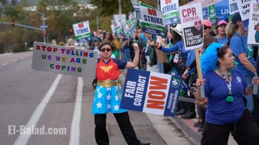 Kaiser Permanente Nurses Strike for Improved Wages and Staffing
