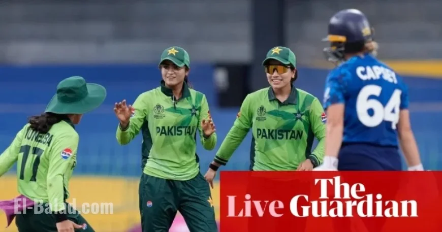 Rain Disrupts England vs Pakistan Women’s Cricket World Cup Match Live