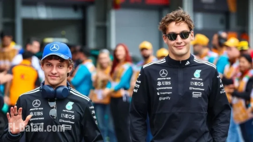 Mercedes Announces George Russell, Kimi Antonelli as 2026 F1 Drivers