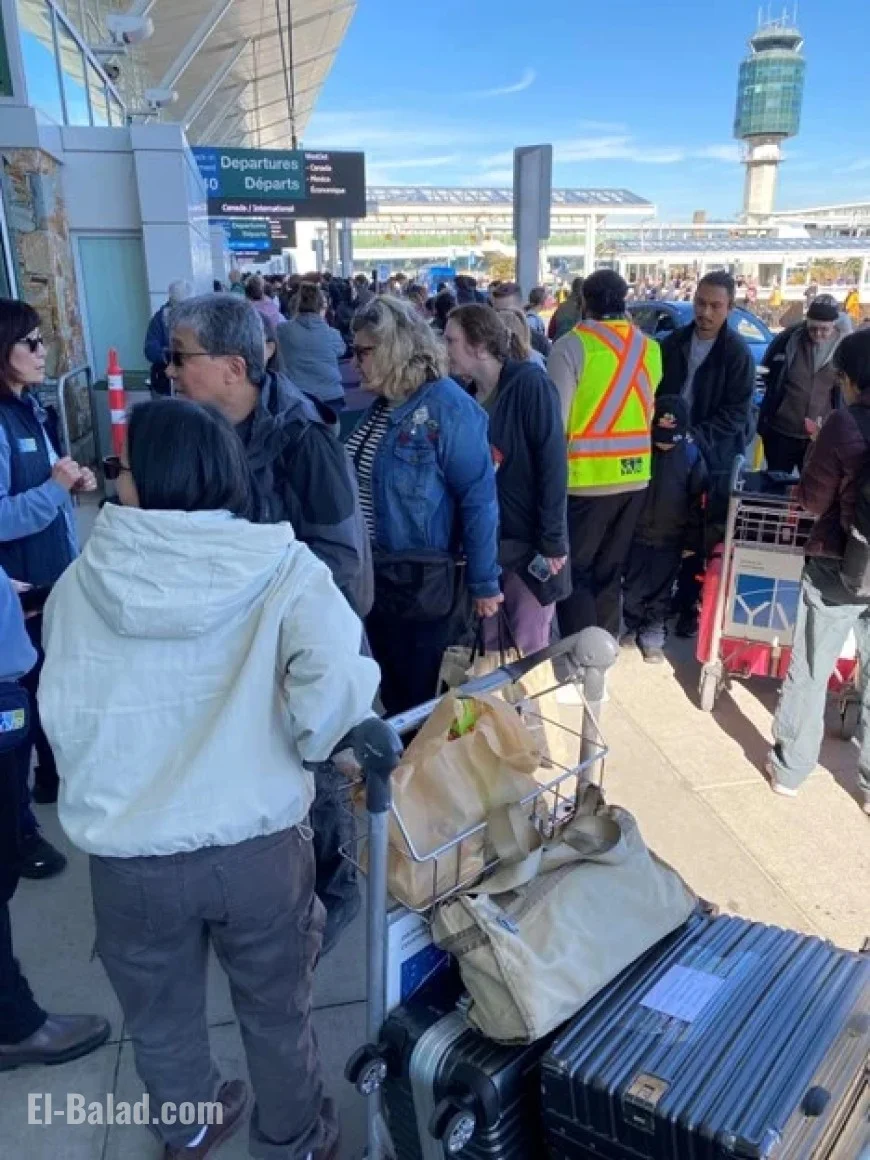 YVR Domestic Terminal Evacuated Amid Strong Gas Odor