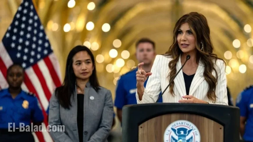 Legal Experts Assert Kristi Noem’s Airport Video Violates Law but Avoids Penalties
