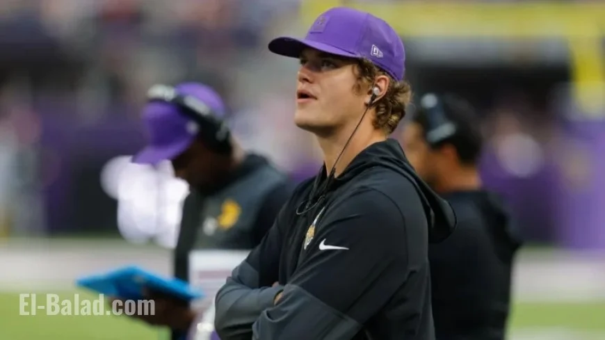 Vikings QB J.J. McCarthy Unsure on Playing Due to Ankle Injury