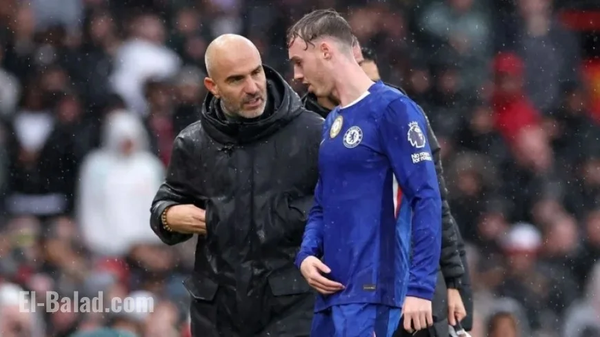 Chelsea’s Palmer Sidelined for Six Weeks Due to Groin Injury