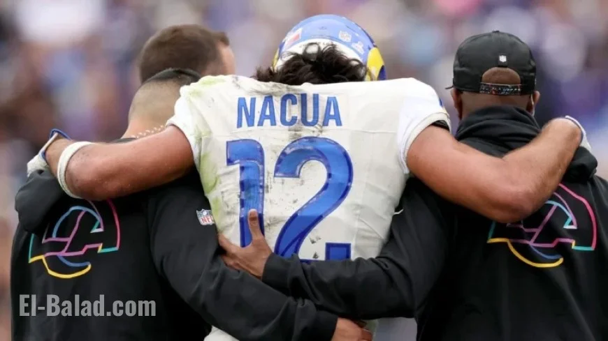 Rams Sideline Star WR Nacua (Ankle) for Jaguars Game
