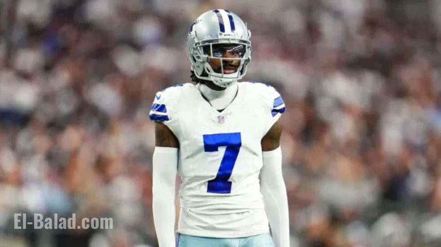Cowboys’ Trevon Diggs to Miss Sunday Due to Home Accident