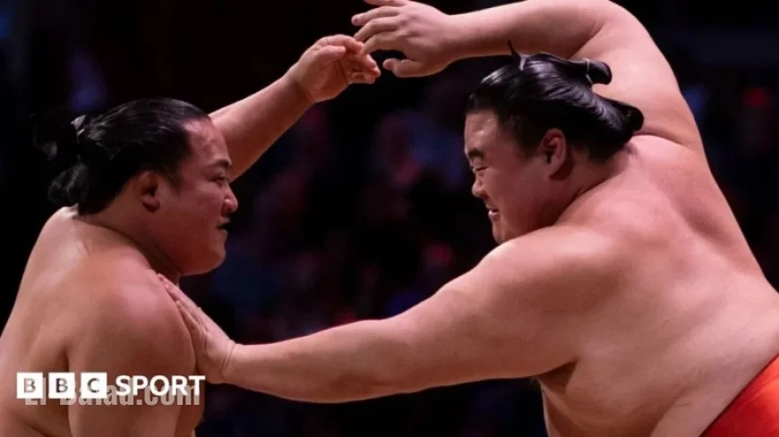 Spectacular Start for London’s Grand Sumo Tournament