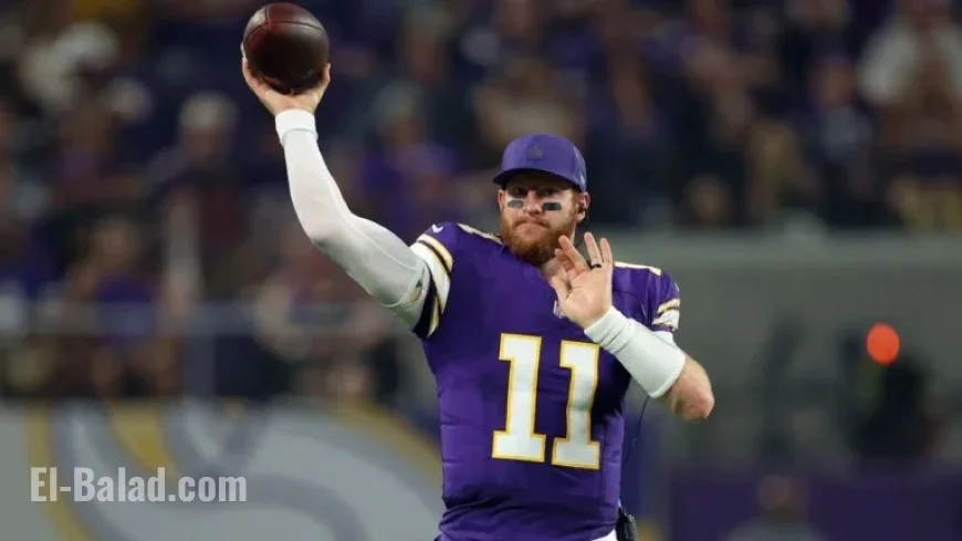 Vikings to Start Wentz Against Eagles; McCarthy as QB3