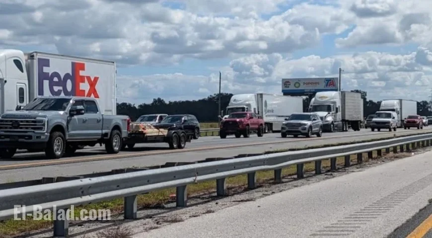 Traffic Jams Reported on Northbound I-75 in Marion County